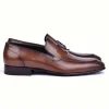 Cheap Corrente C09901-5470HS Tassel Loafers Brown