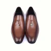 Cheap Corrente C09901-5470HS Tassel Loafers Brown