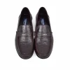 Outlet Corrente C0014054-3898OST Genuine Ostrich Bit Loafer Dark Brown DarkBrown