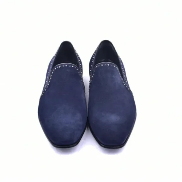 corrente_cs_suede_loafers_2-1.webp Shop Corrente C041-4981S Suede Loafers Navy