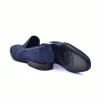Shop Corrente C041-4981S Suede Loafers Navy