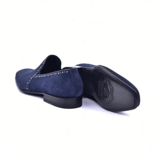 corrente_cs_suede_loafers_3-1.webp Shop Corrente C041-4981S Suede Loafers Navy