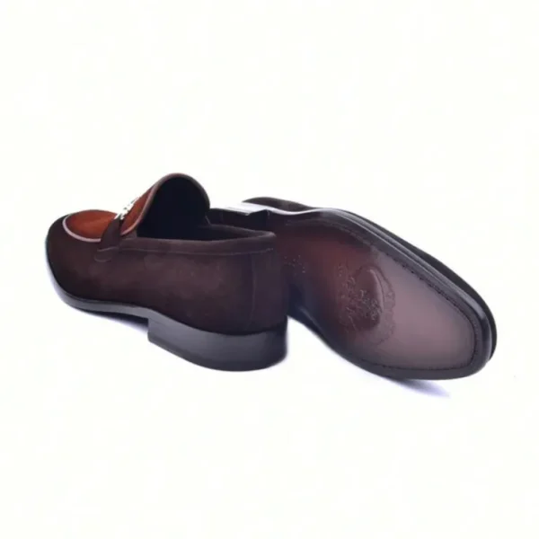 corrente_cs_two_tone_sued_2.webp Outlet Corrente C11106-6376S Two Tone Suede Bit Loafers Brown