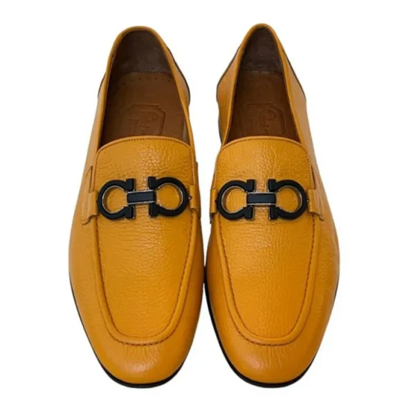 Best Corrente P000652-6472 Bit Buckle Loafers Yellow