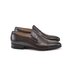 Hot Corrente P00051-891 Cap-Toe Loafers Brown