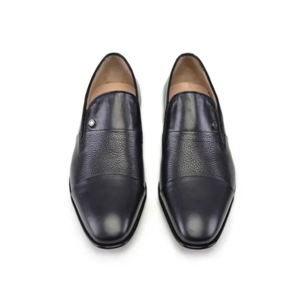 corrente_p_captoe_loafers_2.webp Clearance Corrente P0005-891 Cap-Toe Loafers Black