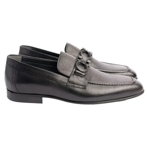 corrente_p_chello_buckle__1.webp New Corrente P00071 Chello Buckle Loafers Black