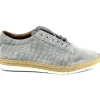 Online Corrente P01064 Monaco Croc Print Nubuck Sneakers Grey