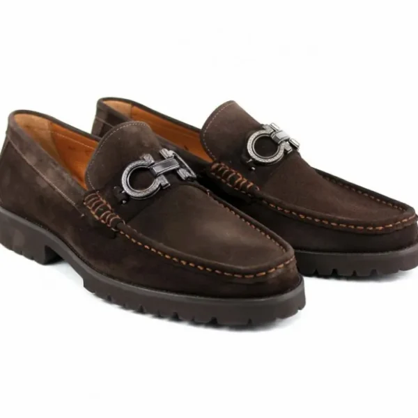 corrente_p_newport_suede__0.webp Best Corrente P043 Newport Suede Bit Loafer Brown
