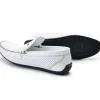 Flash Sale Corrente P00021-2301 Perforated Driving Shoe White