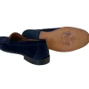 Flash Sale Corrente P000615-6444 Suede Bit Buckle Loafers Navy