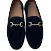 Flash Sale Corrente P000615-6444 Suede Bit Buckle Loafers Navy