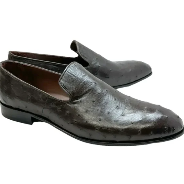 corrente_p_warren_ostrich_0-1.webp Clearance Corrente P00058 Warren Ostrich Loafer Brown