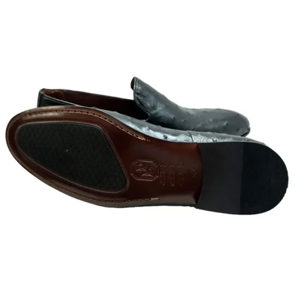 corrente_p_warren_ostrich_1.webp Sale Corrente P00057 Warren Ostrich Loafer Black