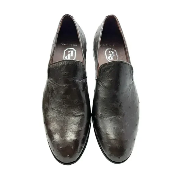 corrente_p_warren_ostrich_2-1.webp Clearance Corrente P00058 Warren Ostrich Loafer Brown