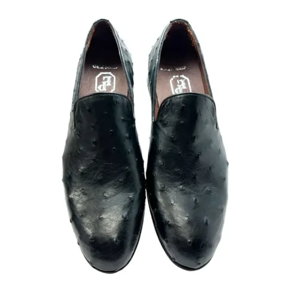 corrente_p_warren_ostrich_2.webp Sale Corrente P00057 Warren Ostrich Loafer Black