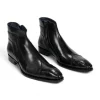Sale Duca by Matiste Aprilia Genuine Leather/ Embossed Croco Boots Black