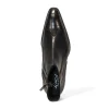 Sale Duca by Matiste Aprilia Genuine Leather/ Embossed Croco Boots Black