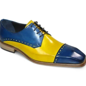 Sale Duca by Matiste Lombardi Leather Ocean Blue/Yellow