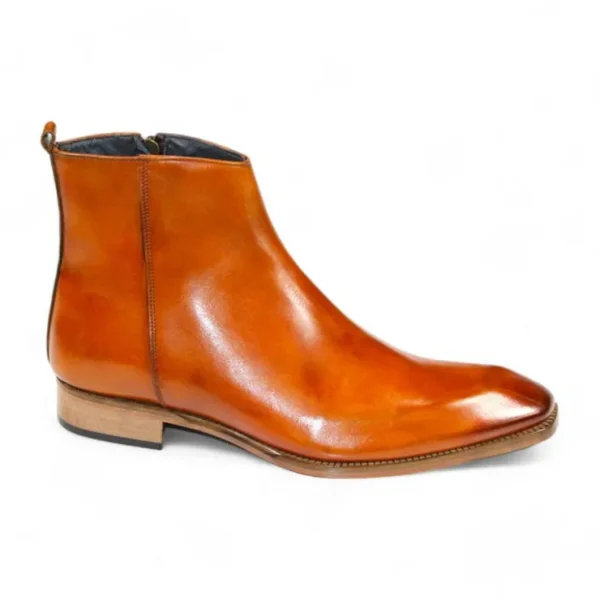 Store Duca by Matiste Romano Genuine Leather Boots Gold