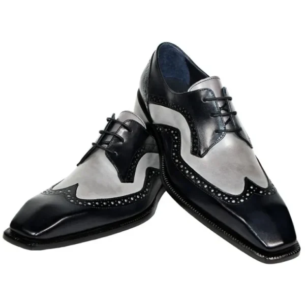 Hot Duca by Matiste Saranno Calfskin Shoes Black / Light Grey