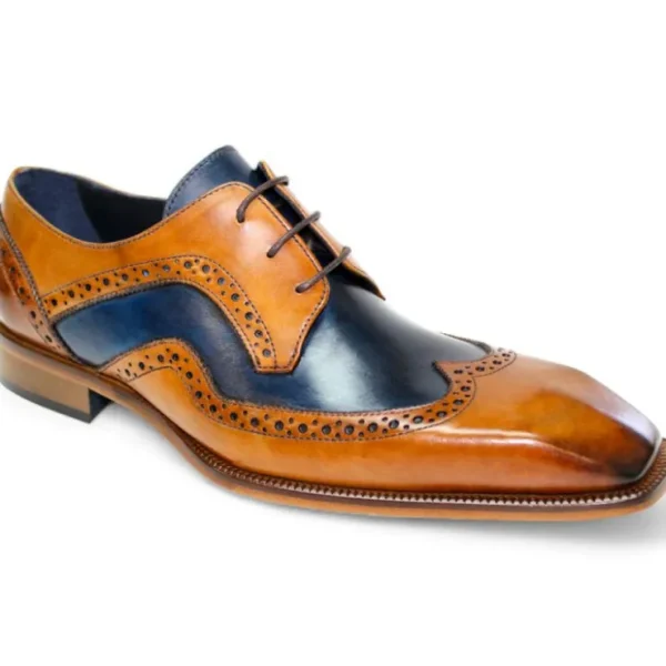 duca_by_matiste_saranno_g_0-4.webp Fashion Duca by Matiste Saranno Genuine Leather Shoes Cognac/ Navy Cognac/Navy