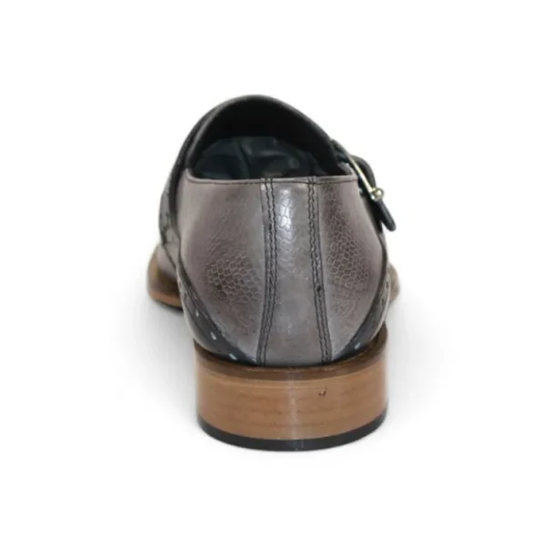 duca_by_matiste_sezze_emb_3.webp Clearance Duca by Matiste Sezze Embossed Snake Leather Shoes Light Grey/Dark Grey