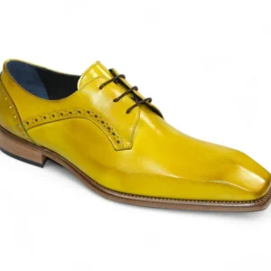 Clearance Duca by Matiste Spada Leather Shoes Yellow