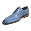 Online Duca by Matiste Spada Leather Shoes Light Blue
