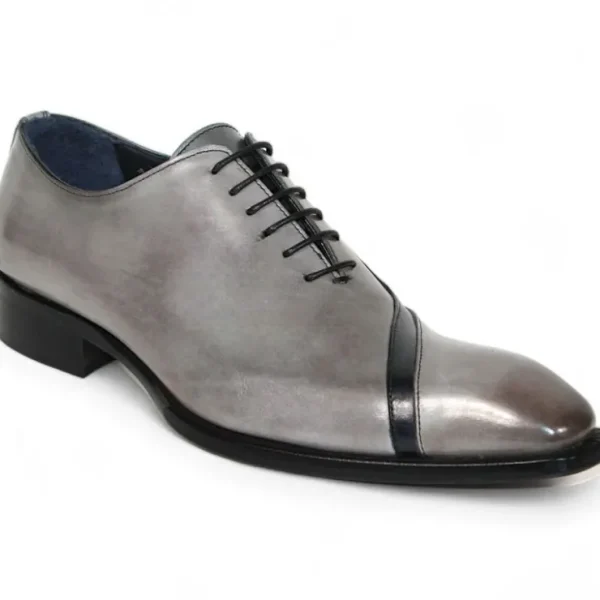 duca_by_matiste_torre_cal_0.webp Discount Duca by Matiste Torre Calfskin Shoes Light Grey / Black