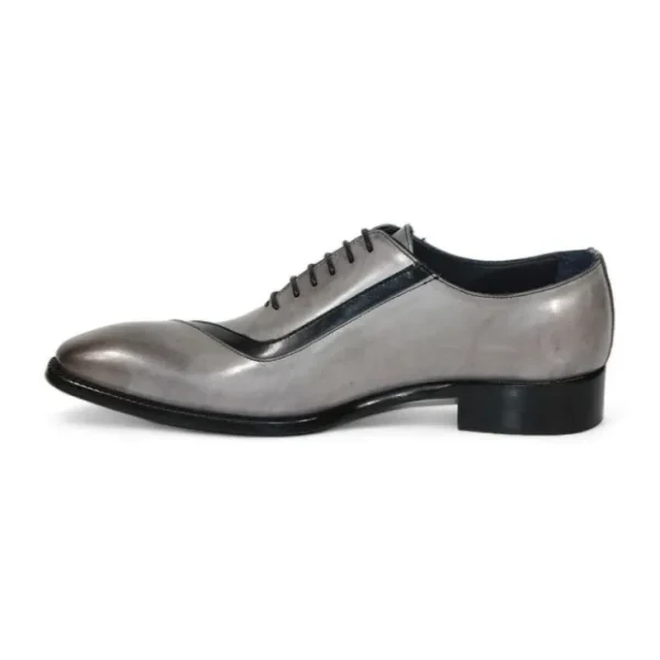 duca_by_matiste_torre_cal_2.webp Discount Duca by Matiste Torre Calfskin Shoes Light Grey / Black