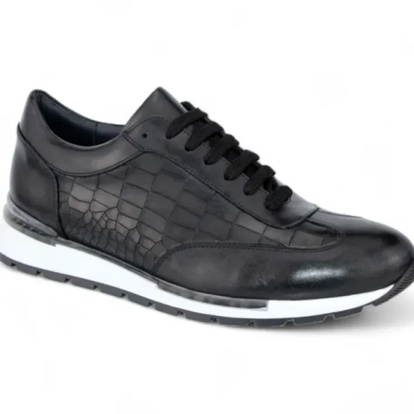 duca_by_matiste_varsi_lea_0.webp Store Duca by Matiste Varsi Leather & Croc Print Sneakers Black
