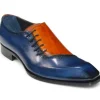 Online Duca by Matiste Veroli Genuine Leather Shoes Navy/ Gold Navy/Gold