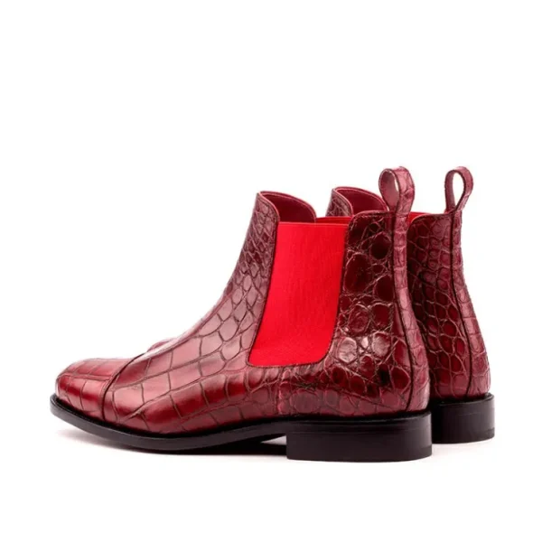emanuele_sempre_chelsea_b_1-1.webp Cheap Emanuele Sempre Chelsea Boot Classic Alligator Shoes Red
