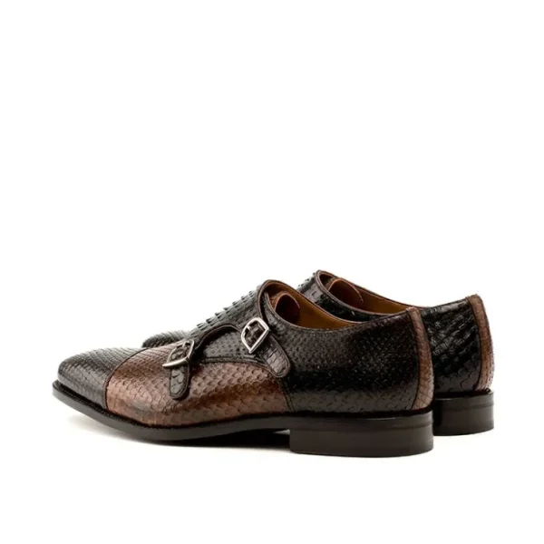 emanuele_sempre_double_mo_1-8.webp Flash Sale Emanuele Sempre Double Monk Python Shoes Dark Brown/Med Brown DarkBrown/MedBrown