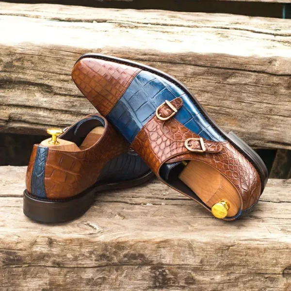 emanuele_sempre_double_mo_3-11.webp Hot Emanuele Sempre Double Monk Alligator Shoes Navy/Med Brown Navy/MedBrown