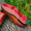 Store Emanuele Sempre Double Monk Python Shoes Cognac