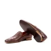 Fashion Emanuele Sempre Drake Ostrich Shoes Med Brown MedBrown