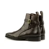 Store Emanuele Sempre Jodhpur Python Shoes Dark Brown DarkBrown