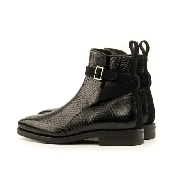 emanuele_sempre_jodphur_p_1.webp Sale Emanuele Sempre Jodphur Python Boots Black