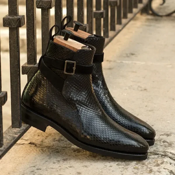 emanuele_sempre_jodphur_p_3.webp Sale Emanuele Sempre Jodphur Python Boots Black