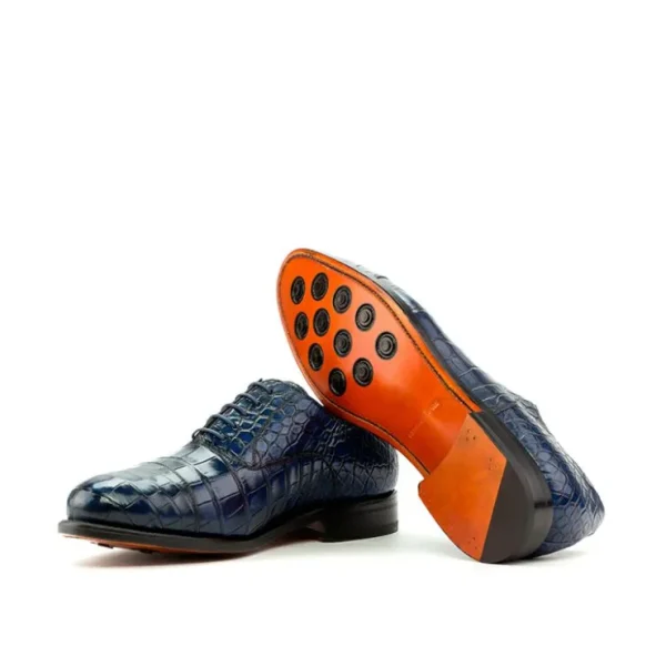 emanuele_sempre_oxford_al_2.webp Discount Emanuele Sempre Oxford Alligator Shoes Navy