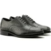 Sale Emanuele Sempre Oxford Python Shoes Grey