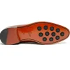 Store Emanuele Sempre Pebble Grain Penny Loafers Brown MediumBrown