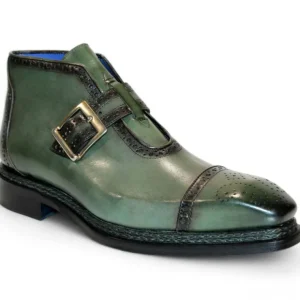 Online Emilio Franco Aldo Leather Shoes Green
