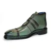 Online Emilio Franco Aldo Leather Shoes Green
