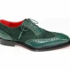 Hot Emilio Franco Antonio Genuine Leather/ Suede Shoes Green