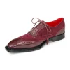 Hot Emilio Franco Antonio Genuine Leather/ Suede Shoes Burgundy
