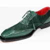 Hot Emilio Franco Antonio Genuine Leather/ Suede Shoes Green