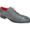 Hot Emilio Franco Bosco Genuine Deerskin Shoes Grey